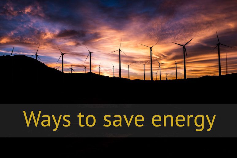 Ways to save energy
