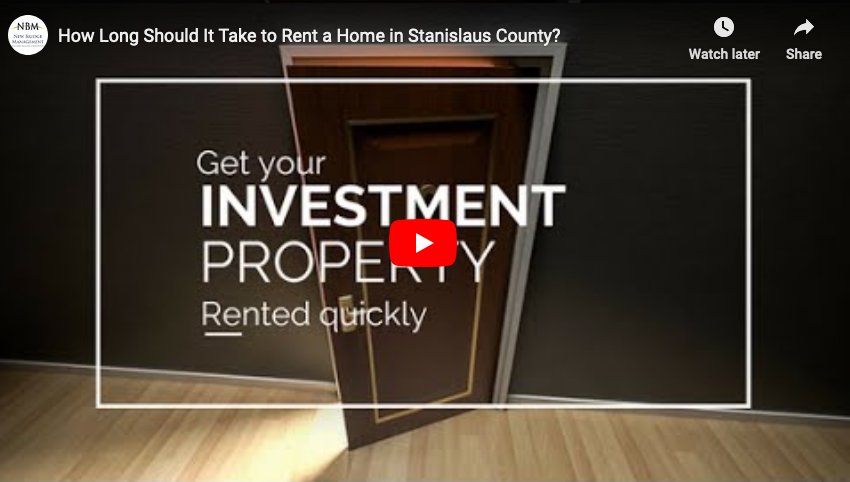 How Long Should It Take to Rent a Home in Stanislaus County?