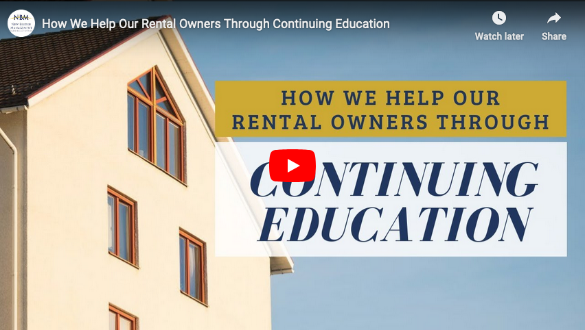 How We Help Our Rental Owners Through Continuing Education