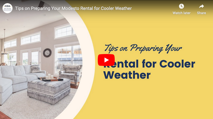 Tips on Preparing Your Modesto Rental for Cooler Weather