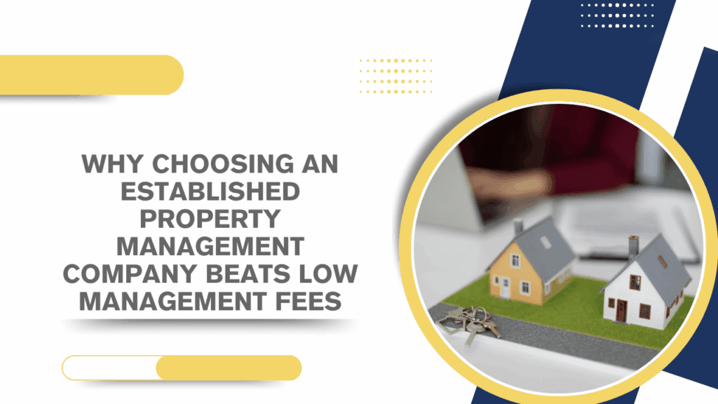 Why Choosing an Established Property Management Company Beats Low Management Fees - Article Banner